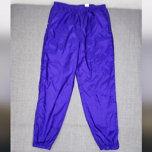Vintage Nike Nylon Warm Up Sweat Pants. Large